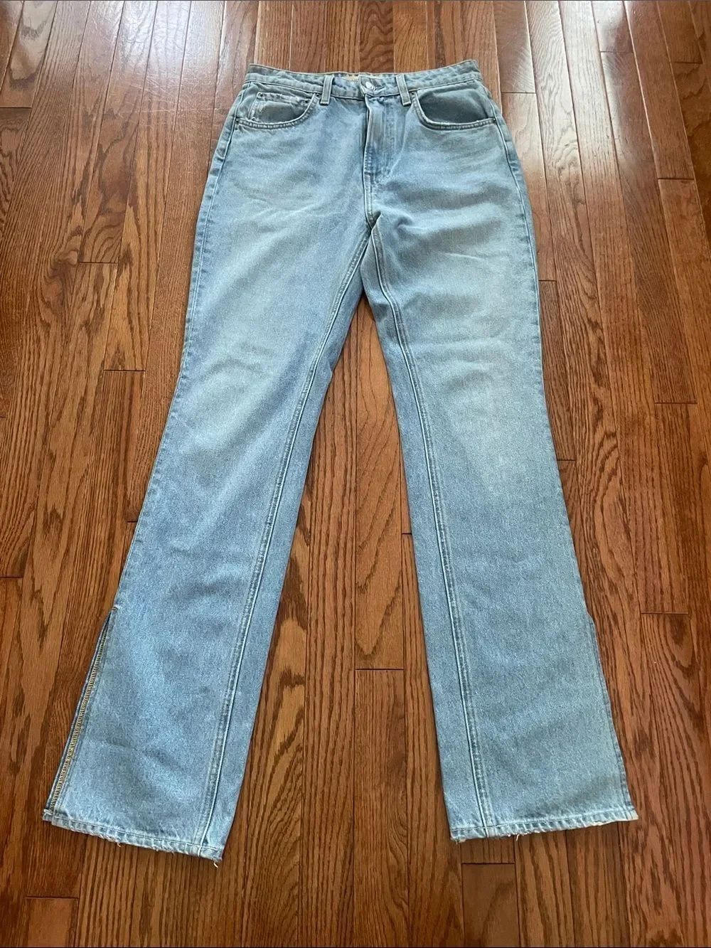 GRLFRND The Harlow High Rise Boot with Slit Light Was Jeans Women’s Sz 27